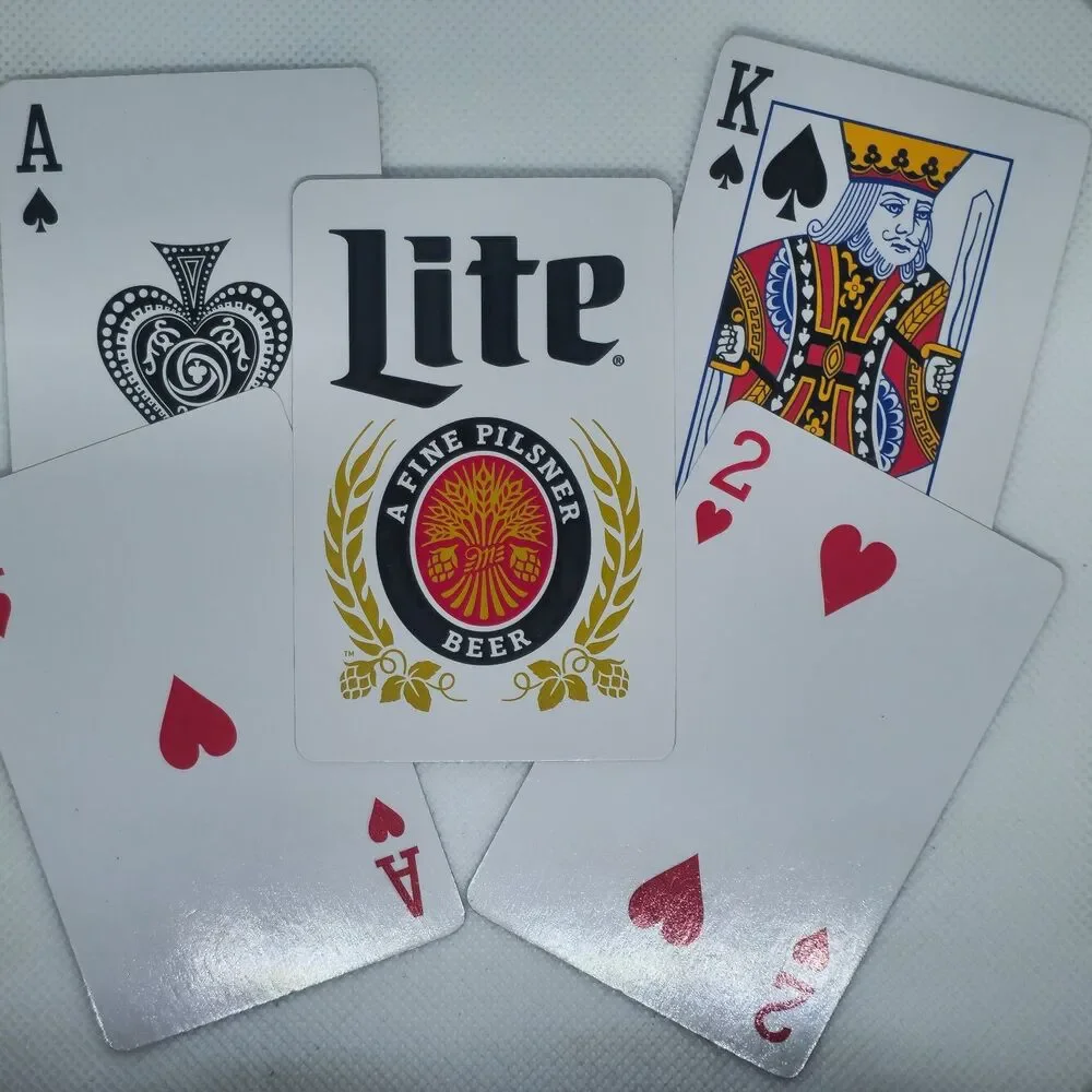 Miller Lite Playing Cards Mint